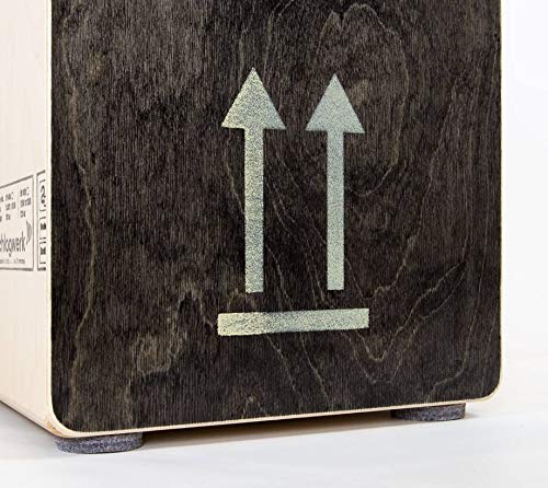 Schlagwerk Cp404Blk 2Inone Series Snare Cajon L Black Baltic Birch Front Plate L Made In Germany