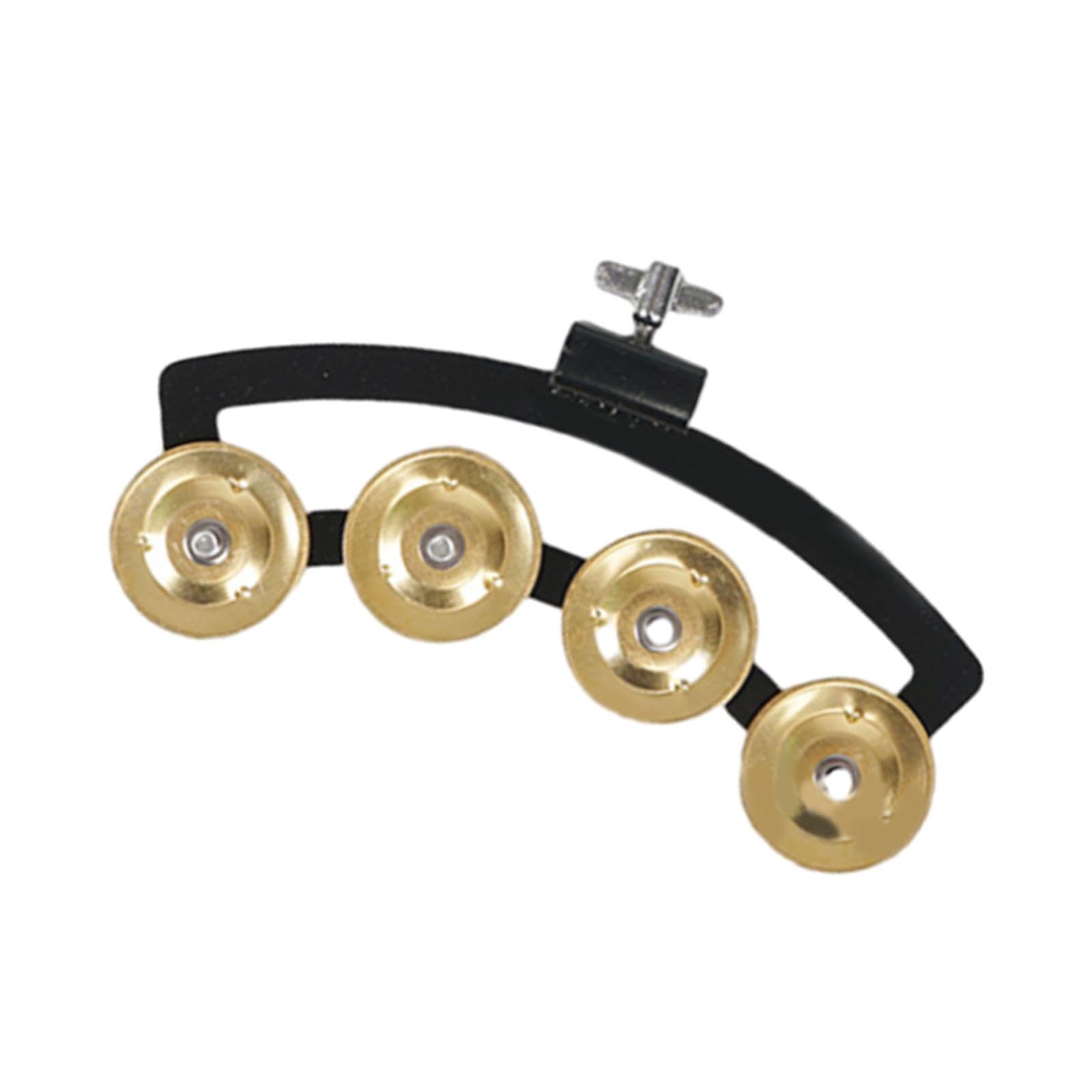 MERISHOPP Cymbal Hi Hat Tambourine Mountable Snare Tambourine for Ensemble KTV Concert gold|Musical Instruments & Gear|Percussio