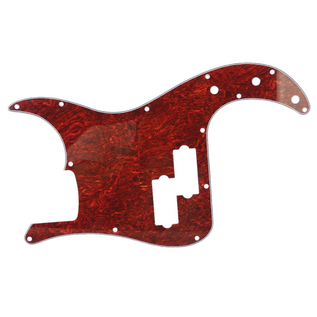 Calandis Red Tortoise Pickguard 3 Ply For Bass Pb | Pickguards | Guitar Parts | Parts & Accessories | Guitars & Basses