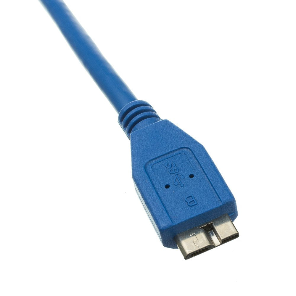 Micro Usb 3.0 Cable, Blue, Type A Male/Micro B Male, A Male To Micro B High Speed Usb Cable, 6 Ft, Cablewholesale