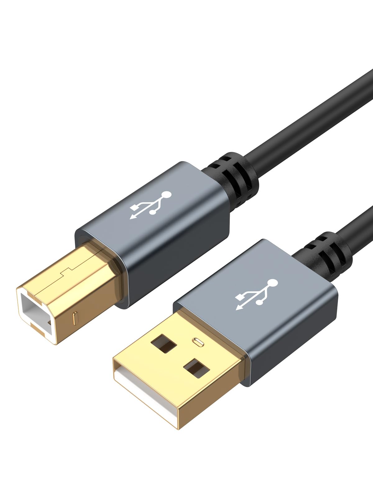 CableCreation Long USB Printer Cable 15 Feet, USB Cable for Printer to Computer, USB A Male to B Male Printer Cord for HP, Broth