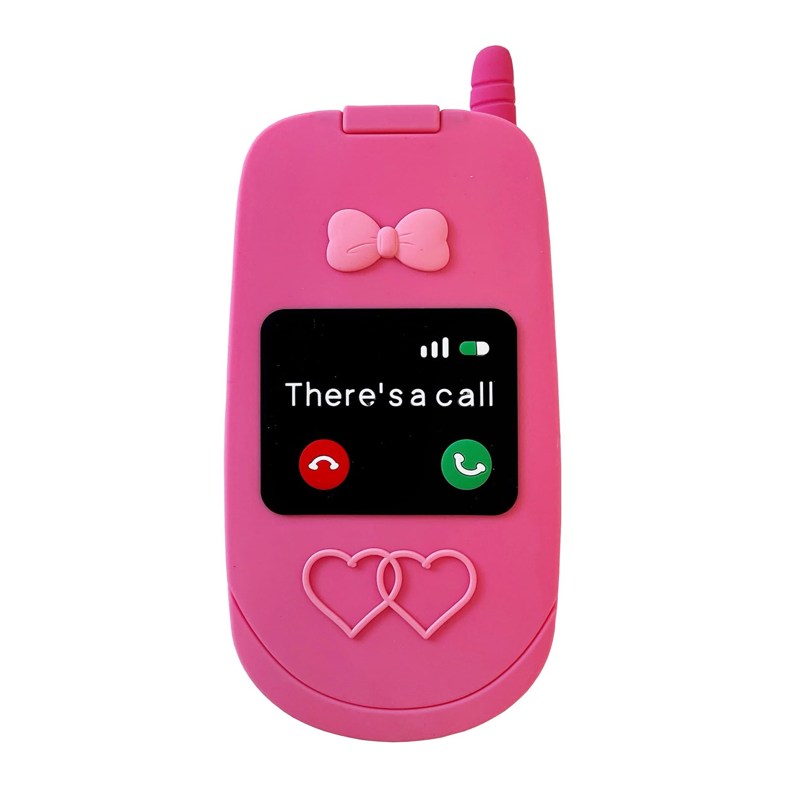 Yakvook Case For Iphone 15 Pro Max,Kawaii Phone Cases 3D Silicone Cartoon Retro Phone Mirror Fun Cute Case Soft Rubber Shockproo