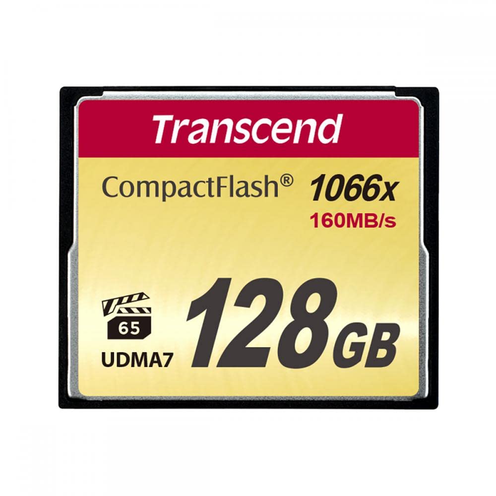 Transcend 128Gb Compact Flash Memory Card 1000X (Ts128Gcf1000)