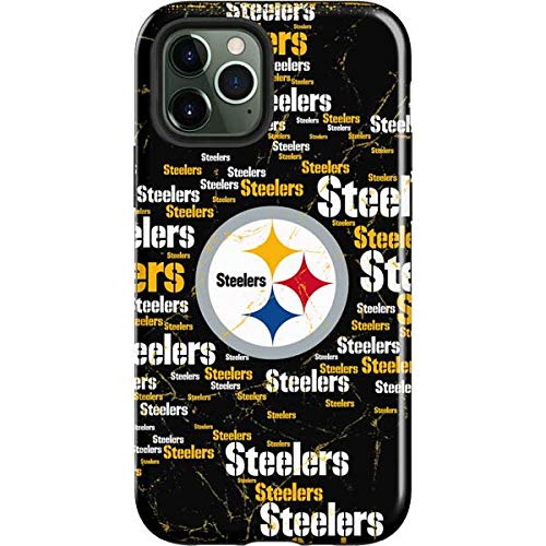 Skinit Impact Phone Case Compatible With Iphone 12 Pro   Officially Licensed Nfl Pittsburgh Steelers Black Blast Design