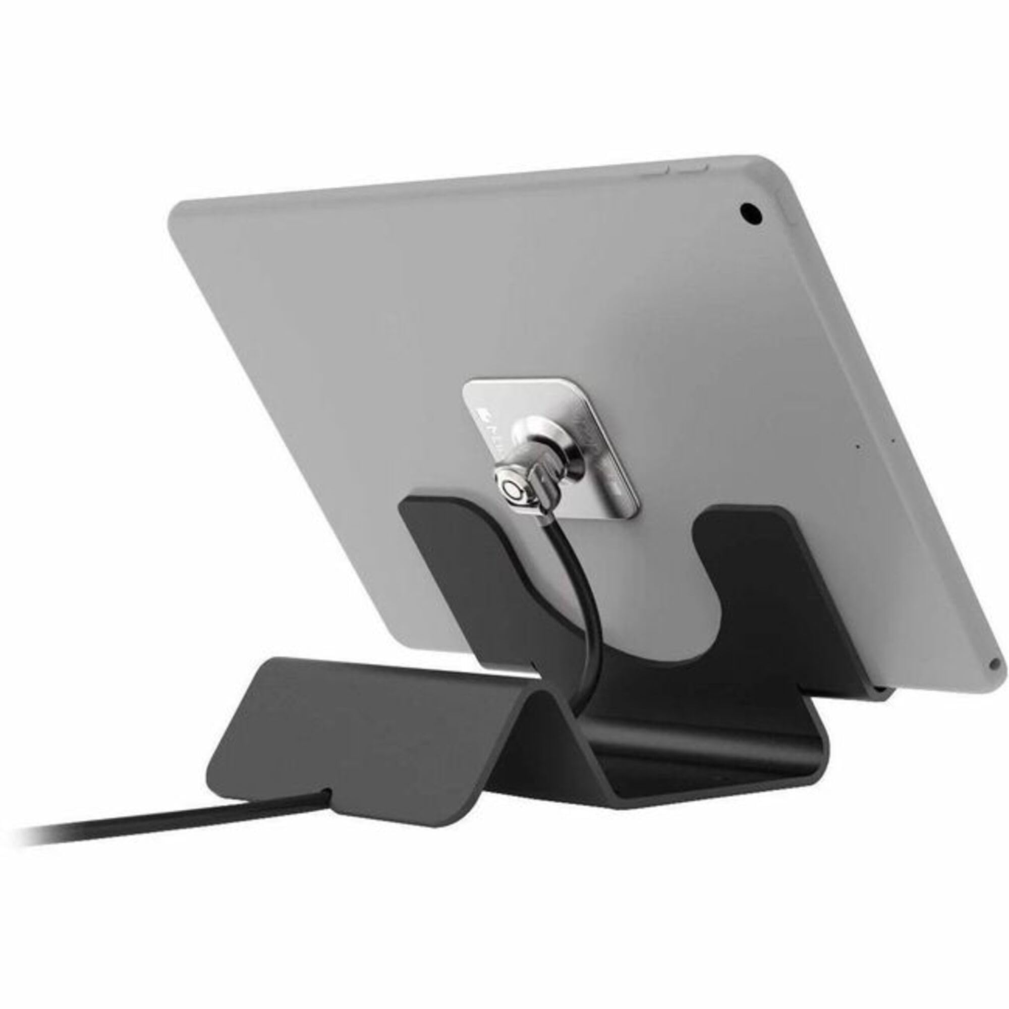 Universal Tablet Lock With Keyed Dual Head Cable Lock Black