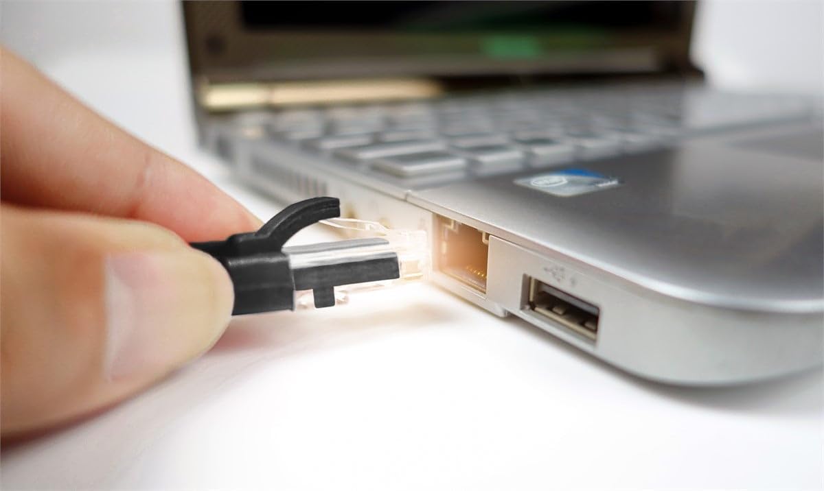 Monoprice Cat6 100Ft Black Patch Cable Utp 24Awg 550Mhz Pure Bare Copper Snagless Rj45 Flexboot Series Ethernet Cable