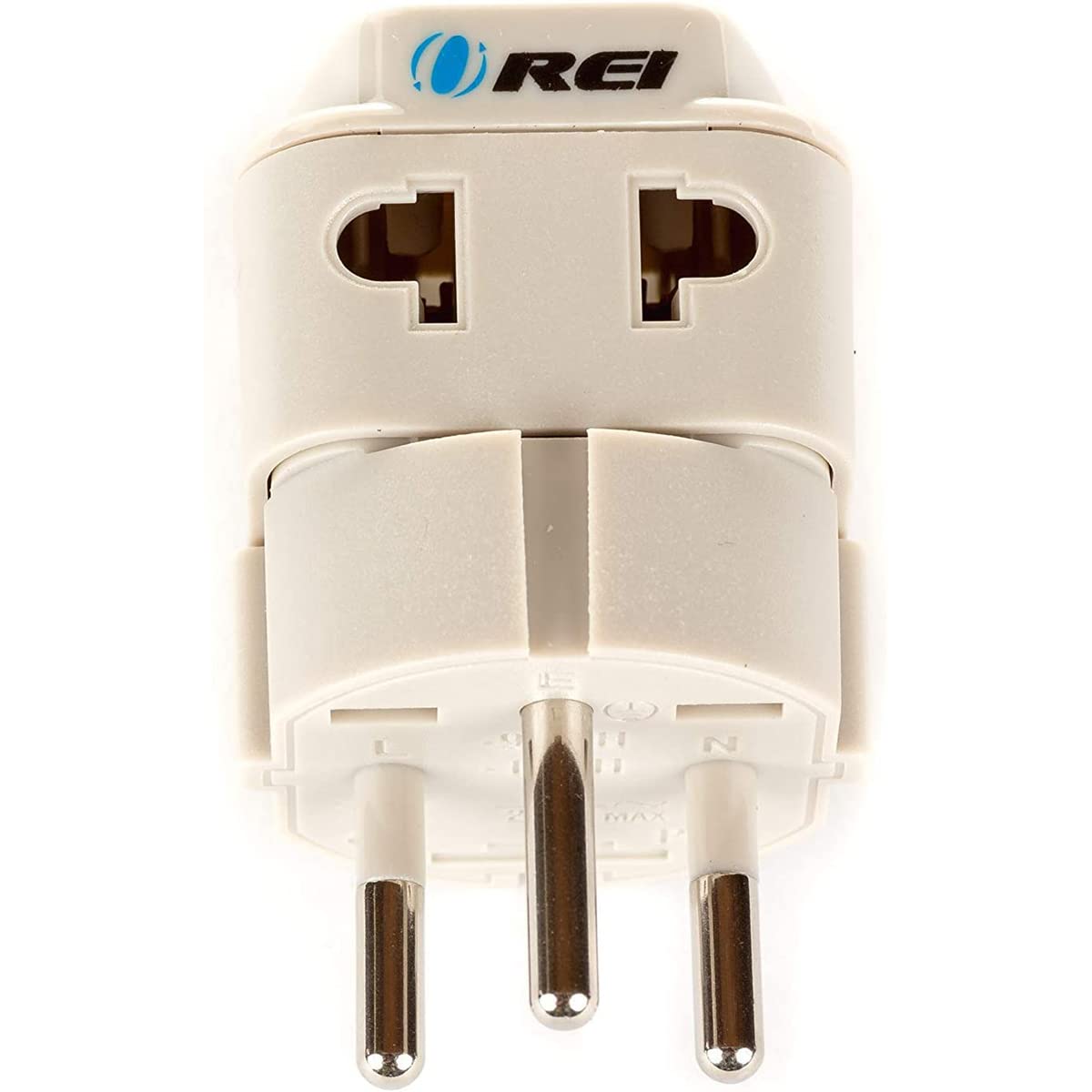 Orei Usa To Israel, Gaza, Palestine & More (Type H) Travel Adapter Plug - 2 In 1 - Ce Certified - Rohs Compliant - 2 Pack - Whit