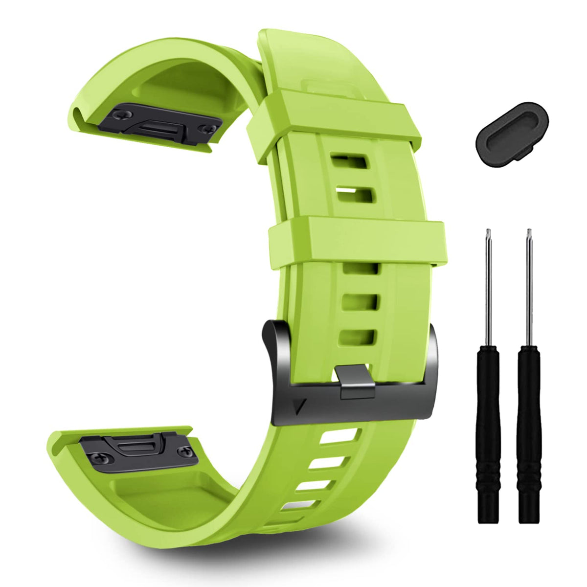 26Mm Compatible With Garmin Fenix 7X Pro Band Replacement,Soft Silicone Strap For Enduro 2 Fenix 7X Tactix 7 Pro Fenix 6X Pro Fe