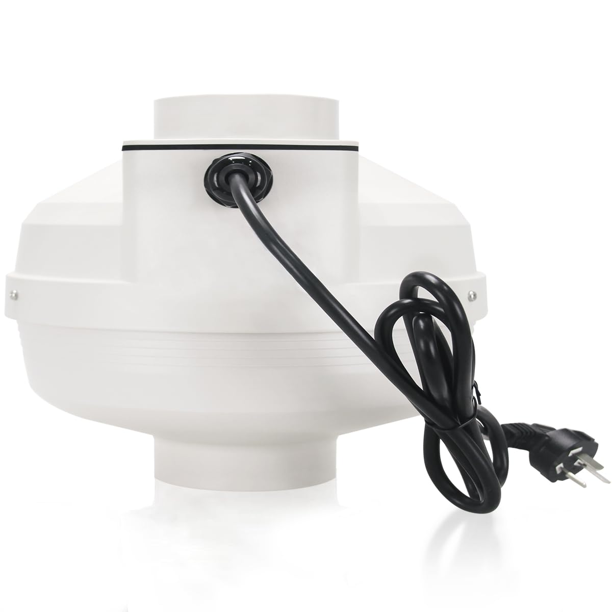 Midcvfrun 6 Inch 420 Cfm Radon Mitigation System Inline Duct Fan, Ip67 Waterproof Electric Exhaust Fan For Indoor Outdoor, Energ