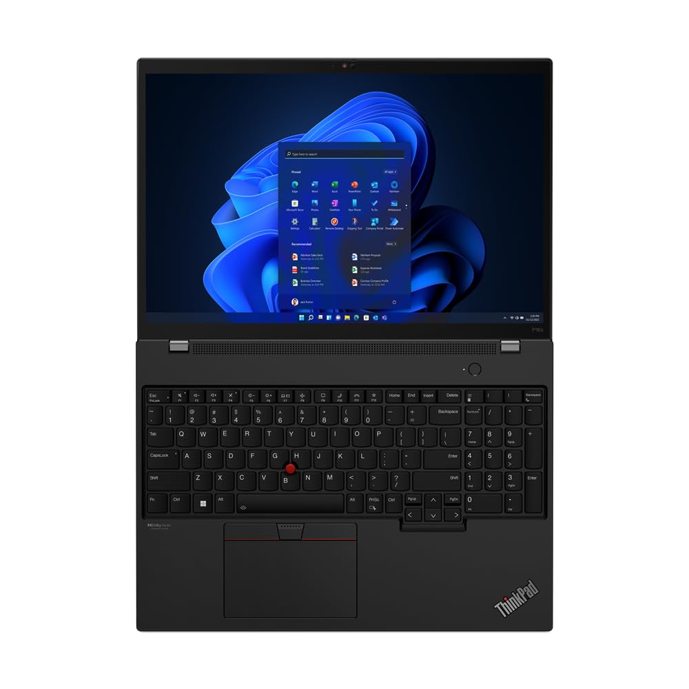 Lenovo Thinkpad P16S Mobile Workstation & Business Laptop (16 Fhd+, Intel 12-Core I7-1260P, 32Gb Ram, 1Tb Ssd, Nvidia T550), Bac