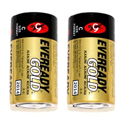 Eveready Gold C Alkaline Battery: 2 Pack