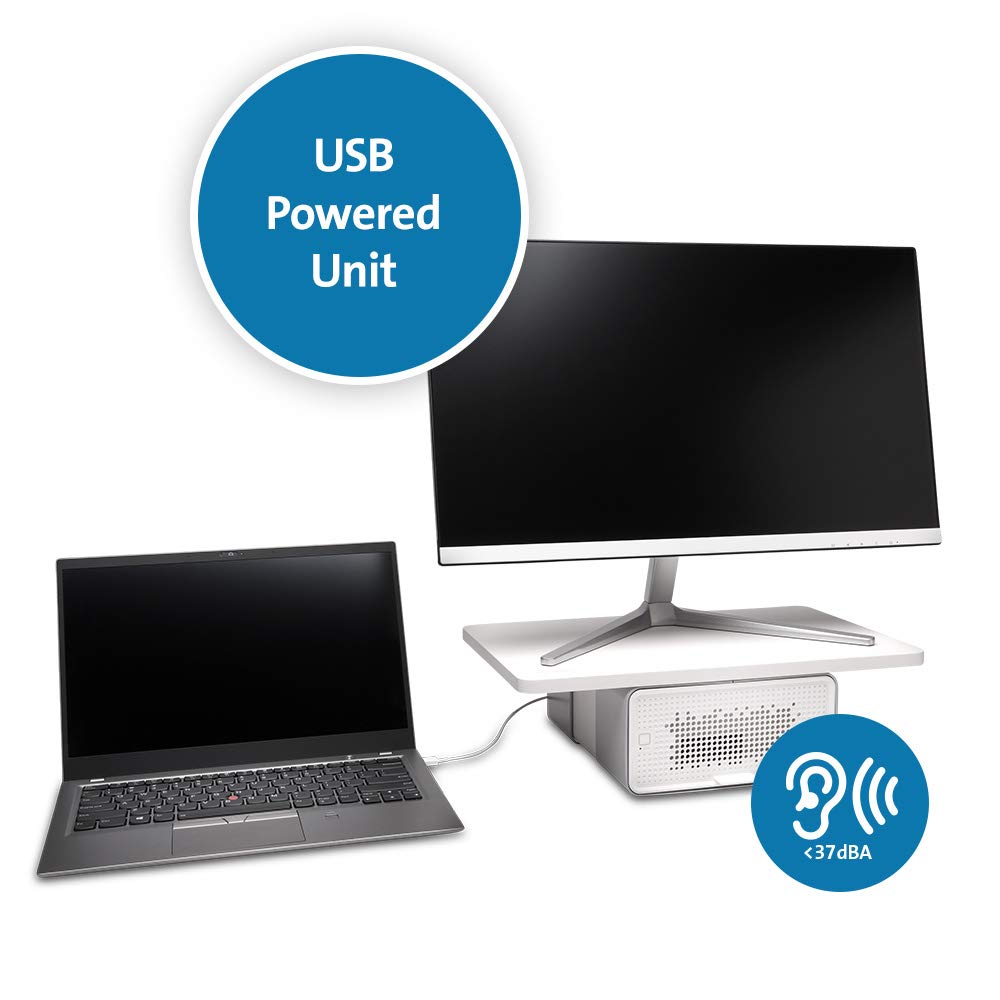 Kensington Freshviewwellness Monitor Stand With Air Purifier (K55460Ww)