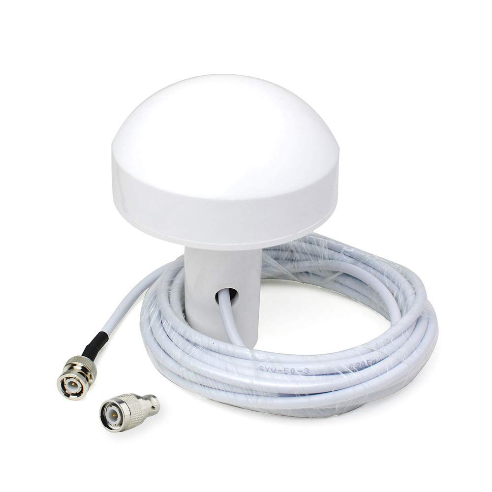 Bingfu Boat Ship Marine GPS Navigation External Antenna (5m Cable) Compatible with Garmin GPSMAP MAP NavTalk StreetPilot Furuno Matsutec Trimble GPS Modem Receiver Unit Transducer Fishfinder Sounder