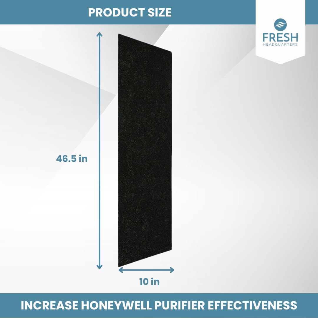 Honeywell 50100, 50150, 50200, 50250, 50300 Air Purifiers Compatible Pre Filter Deodorizes Air And Removes Odors With Activated