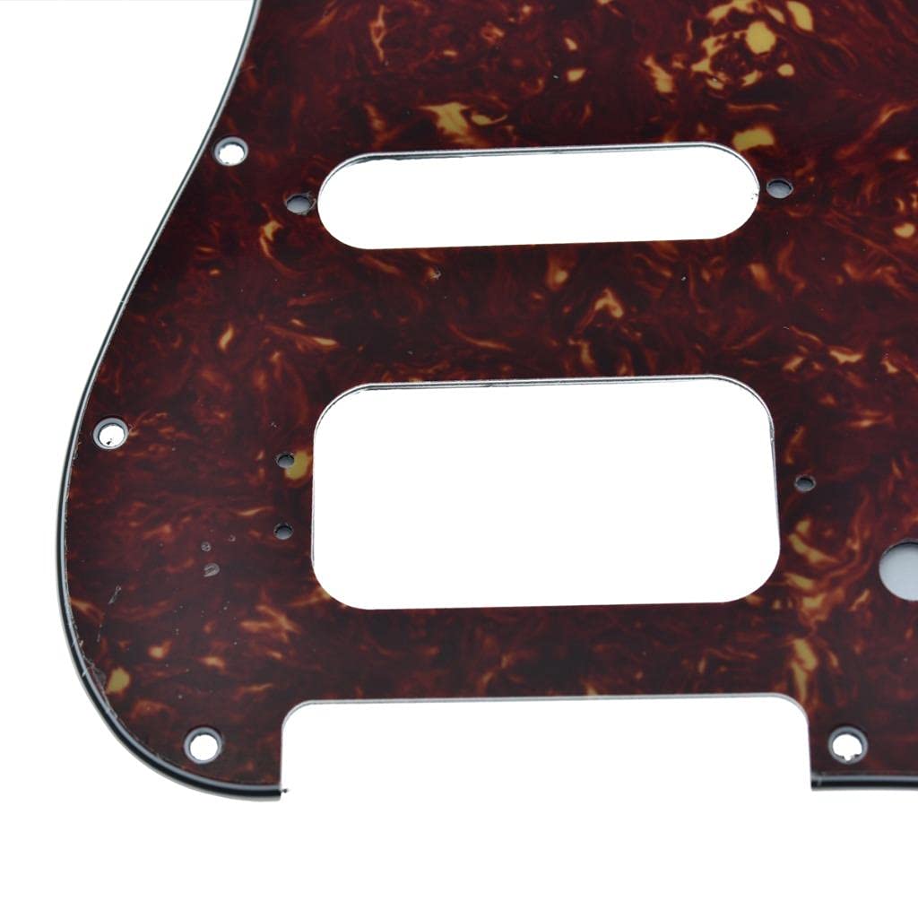 Dopro 11 Hole Strat Hss Guitar Pickguard 3 Screw Humbucking Pickup Mount Fits American Fender Stratocaster Vintage Tortoise