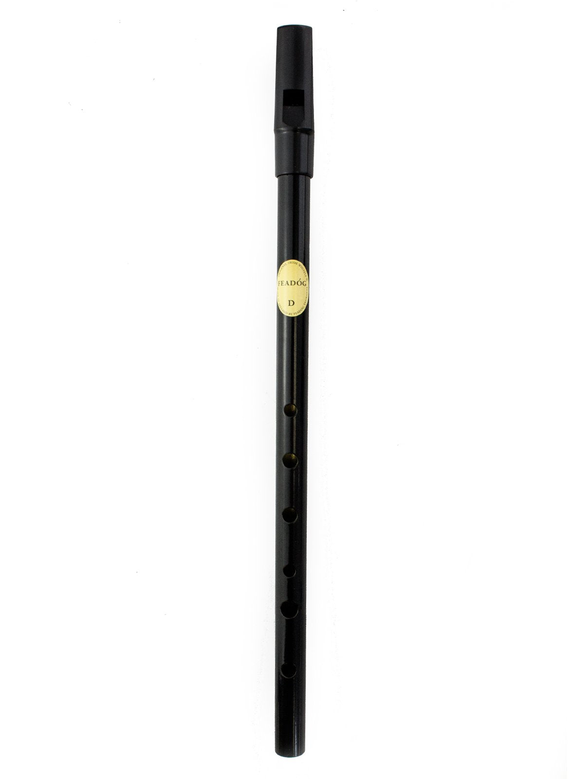Feadog D Irish Tin Penny Whistle In Black