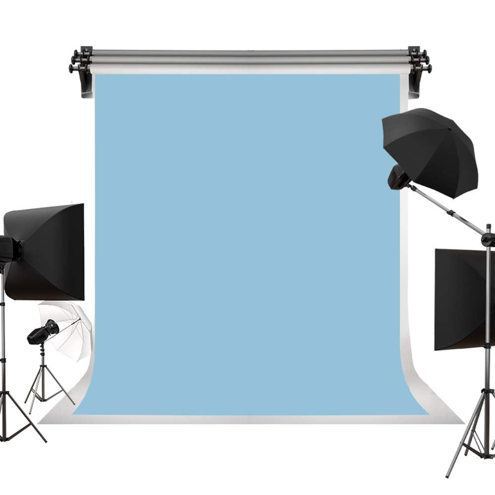 Kate 10Ft  12Ft Solid Light Blue Backdrop Portrait Photography Background For Photography Studio Children And Headshots Sky Blue