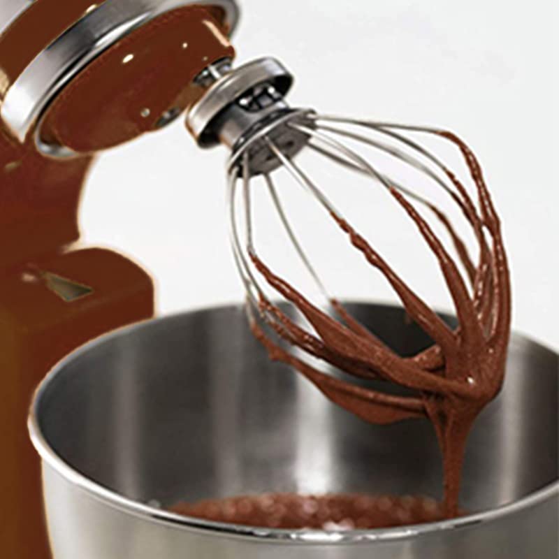 Elsoon Kn256Ww 6 Wire Whip Compatible With Kitchenaid 5 6Qt Bowl Lift Stand Mixer   Stainless Steel