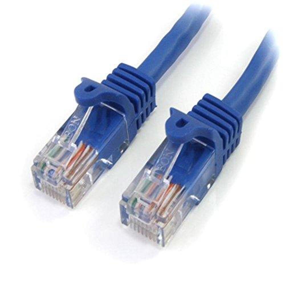 Startech.Com Cat5E Ethernet Cable50 Ft   Blue   Patch Cable   Snagless Cat5E Cable   Long Network Cable   Ethernet Cord   Cat 5E
