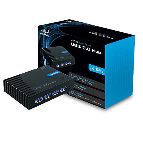 Vantec 4 Port Superspeed Usb 3.0 Hub (Black)