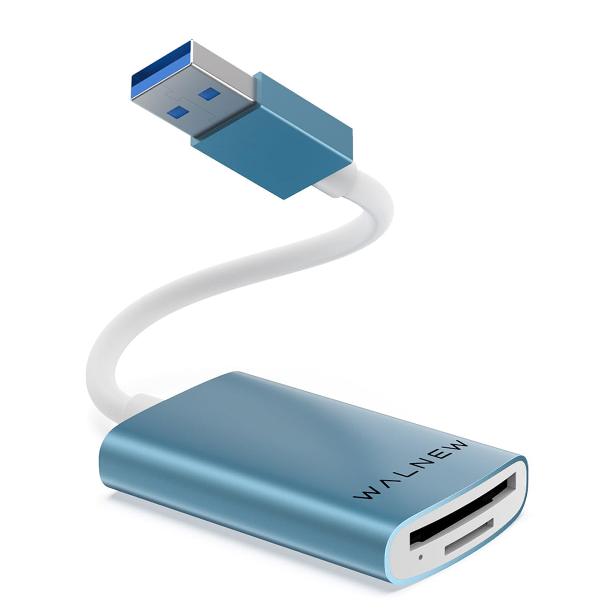 Walnew Usb 3.0 Sd Card Reader, Micro Sd Card Reader Adapter For Macos, Windows, Android, Linux On Pc, Laptop, And Chromebook, Po