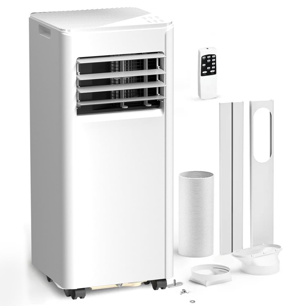 Electactic Portable Air Conditioner 10000 BTU (ASHRAE), 3-in-1 Mode AC Cools Up to 450 Sq. Ft., LED Display & Remote Control, 24