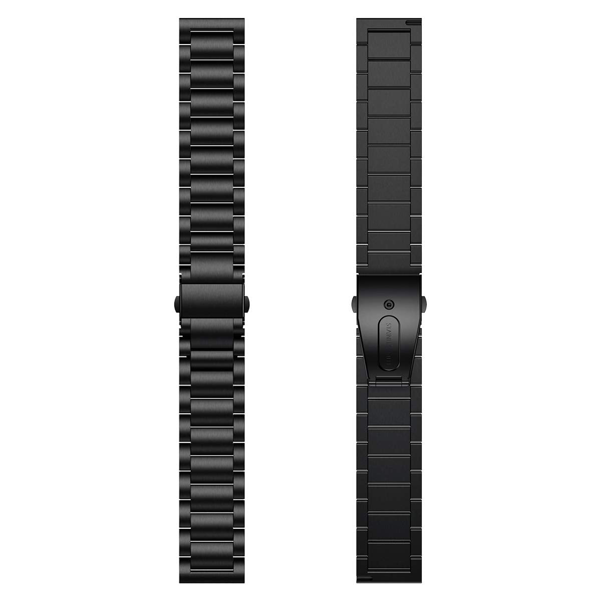Ldfas Compatible For Fossil 22Mm Band, Stainless Steel Metal Strap Compatible For Fossil Gen 6/5 Carlyle/Julianna/Garrett Hr, Q