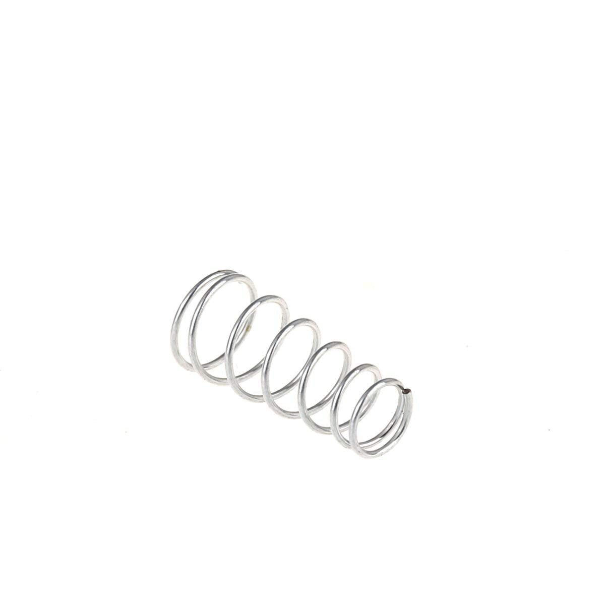 Musiclily 12X4.5/6.5Mm Conical-Style Guitar Single-Coil Pickup Height Springs,Nickel (Pack Of 50)