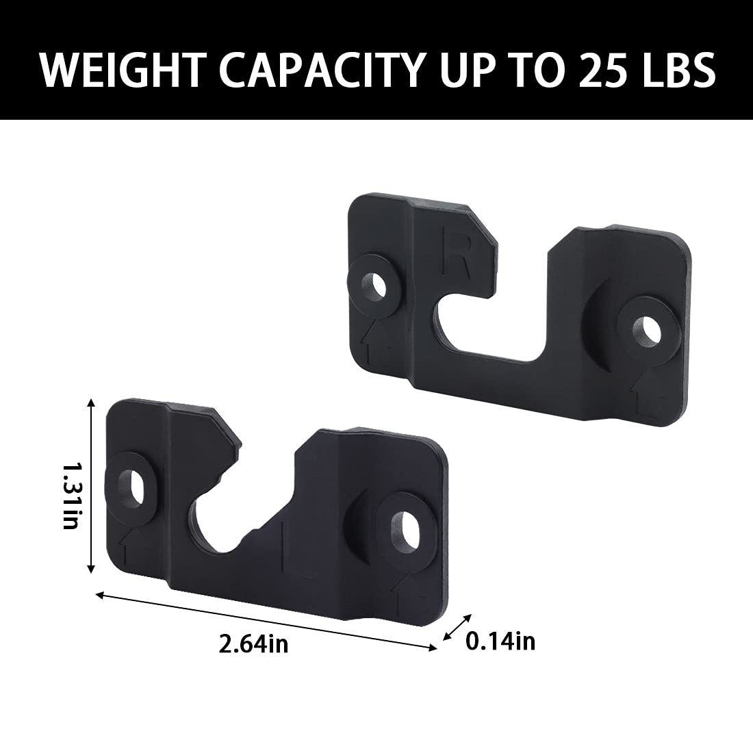 Seayoo 1 Pair Of Black Wall Mount Bracket Ah96 03064A For Samsung Soundbar Hwh750 Hw H750 Hw H450 Hw J355 Hwh751 Hw H751 Hwjm25