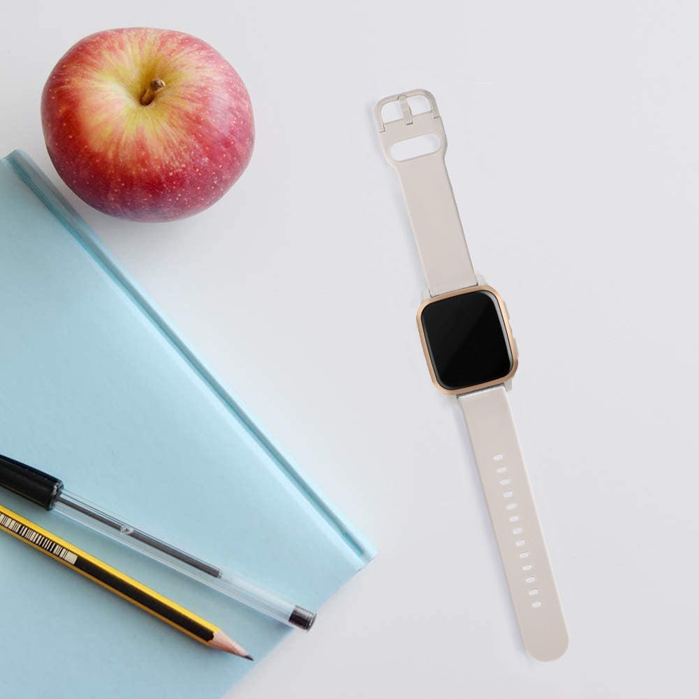 Vicrior Bands Compatible With Garmin Venu Sq/Venu Sq 2 /Venu Smart Watch, Soft Silicone Fadeless Pattern Printed Floral Replacem