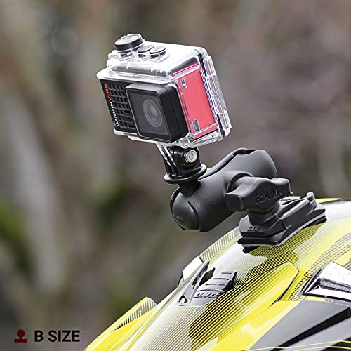 Ram Mounts Ball Adapter For Gopro Mounting Bases Rap-B-202U-Gop2 With B Size 1 Ball