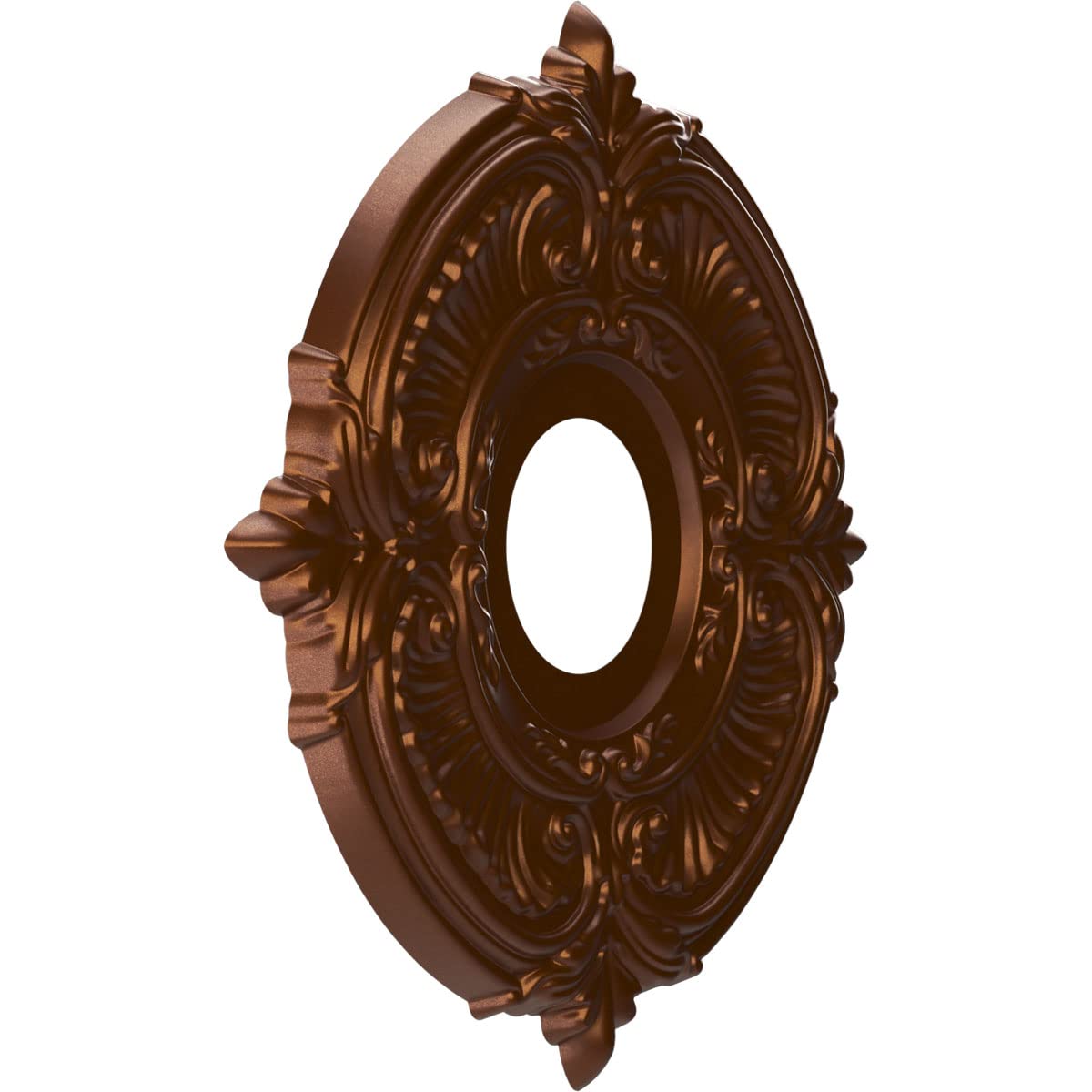 Ekena Millwork Cmp13Atcdc Attica Thermoformed Pvc Ceiling Medallion (Fits Canopies Up To 5), 13Od X 3 1/2Id X 3/4P, Metallic Dar