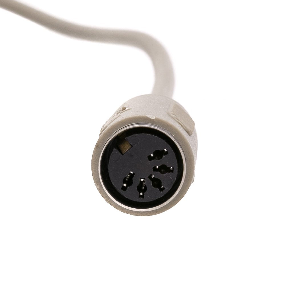 CableWholesale at Keyboard Extension Cable, Din5 Male to Din5 Female, 5 Conductor, Straight, 10 Foot, Keyboard Extension Cable Din