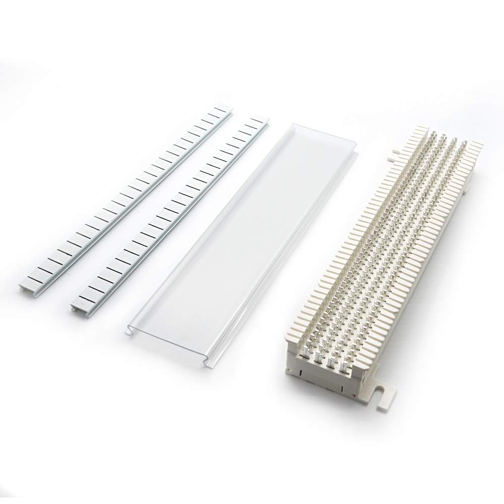 Installerparts 66 Punch Down Block   Terminating Block For Data Network Wiring, Telephone Punch Down Cabling, Wire Termination