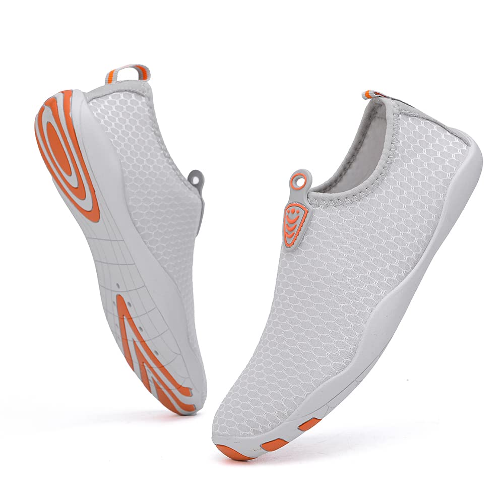 Vsufim Quick Dry Water Sports Barefoot Shoes Aqua Socks For Swim Beach Pool Surf Yoga For Women Men (95 Women85 Men)