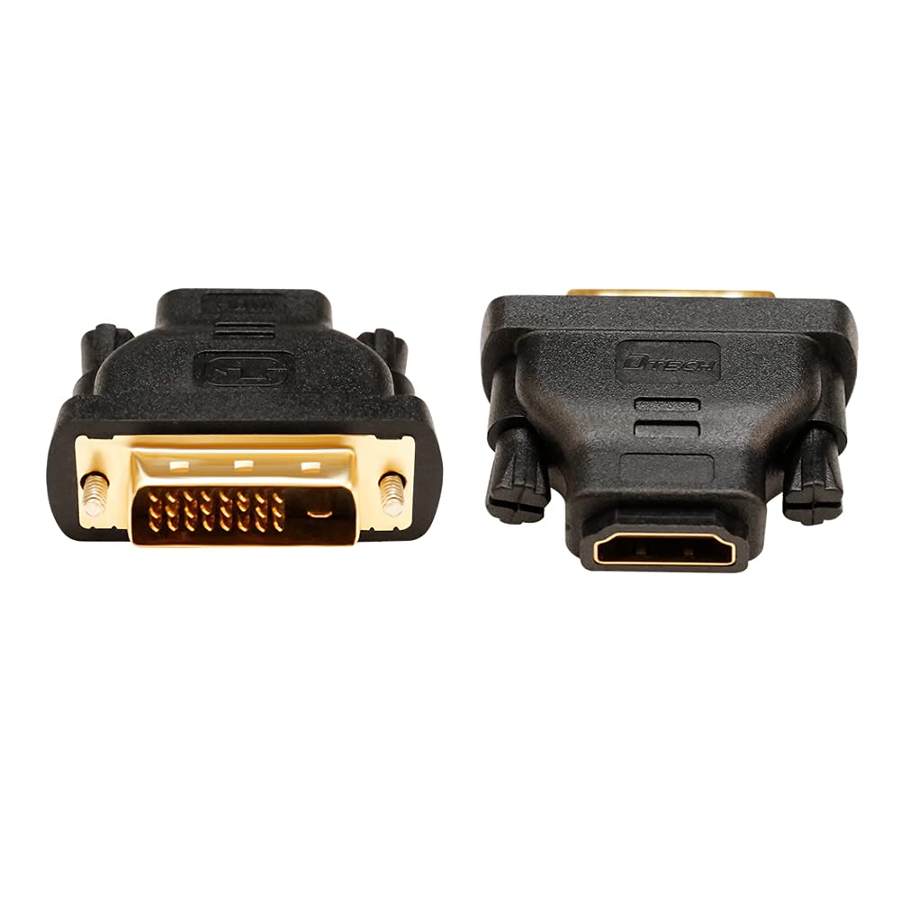 Dtech Dvi Male To Hdmi Female Adapter Bi Directional Dvi D Port Converter