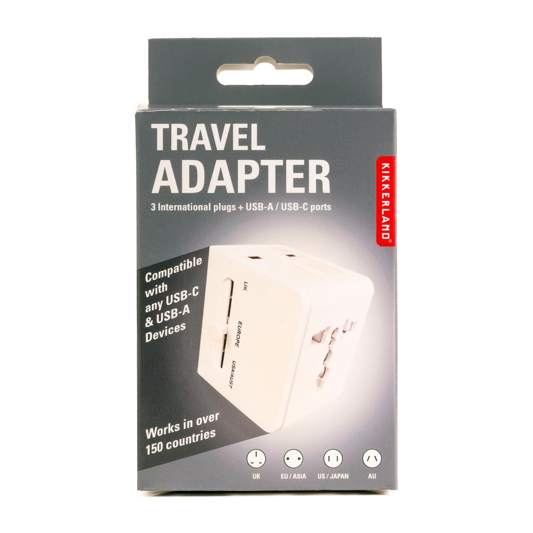 Kikkerland Travel Adaptor