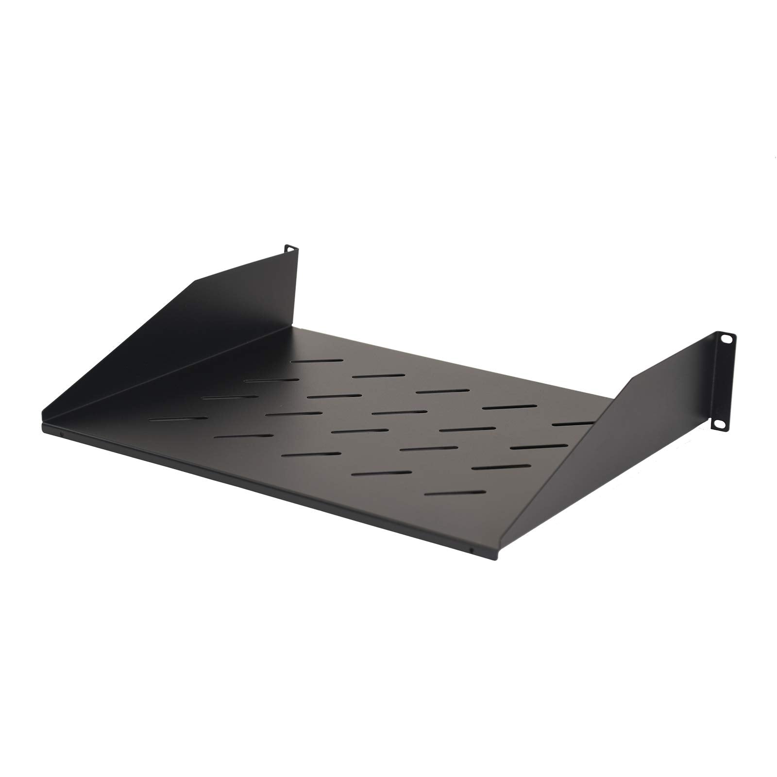 Aeons 2U Universal Server Rack Shelf Vented Rackmount Cantilever Shelf 14'' Deep, For 19    It Network Rack Cabinet Enclosure