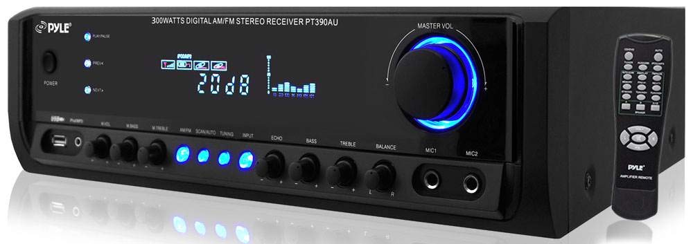 Pyle Home(R) Pt390Au 300 Watt Digital Home Stereo Receiver System