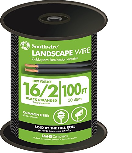 Woods 55213143 16/2 Low Voltage Lighting Cable; 100 Feet