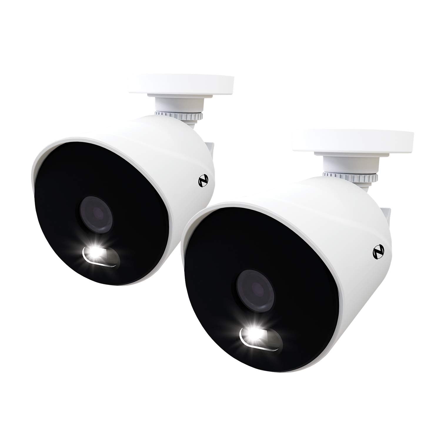Night Owl 4K Ultra HD Wired Indoor/Outdoor AddOn Cameras with Builtin MotionActivated Spotlights, 100 ft. of Night Vision, Wi