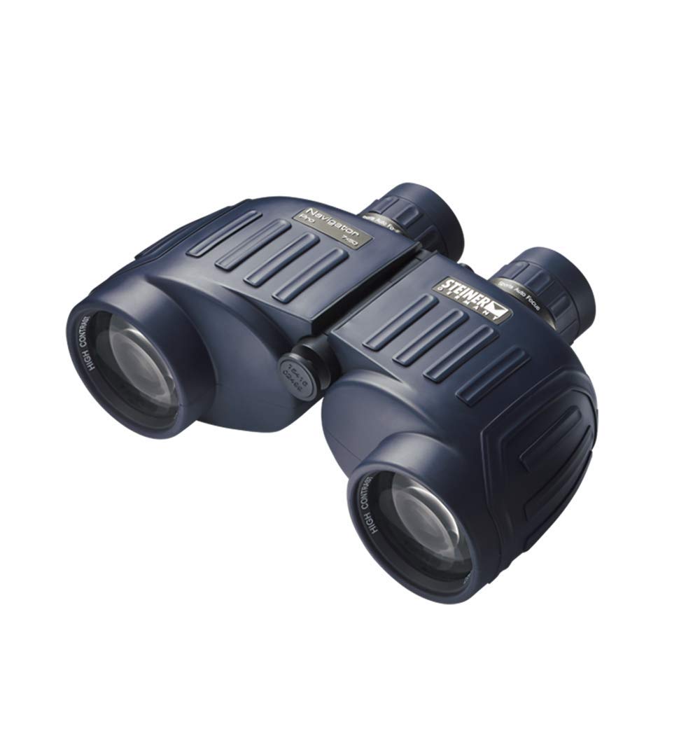 Steiner Navigator Pro 7X50 Binoculars   Magnification 7X   High Contrast Optics   Floating Prism System   Sports Auto Focus   Delivers Excellent Image Clarity, Navy Blue (7655)