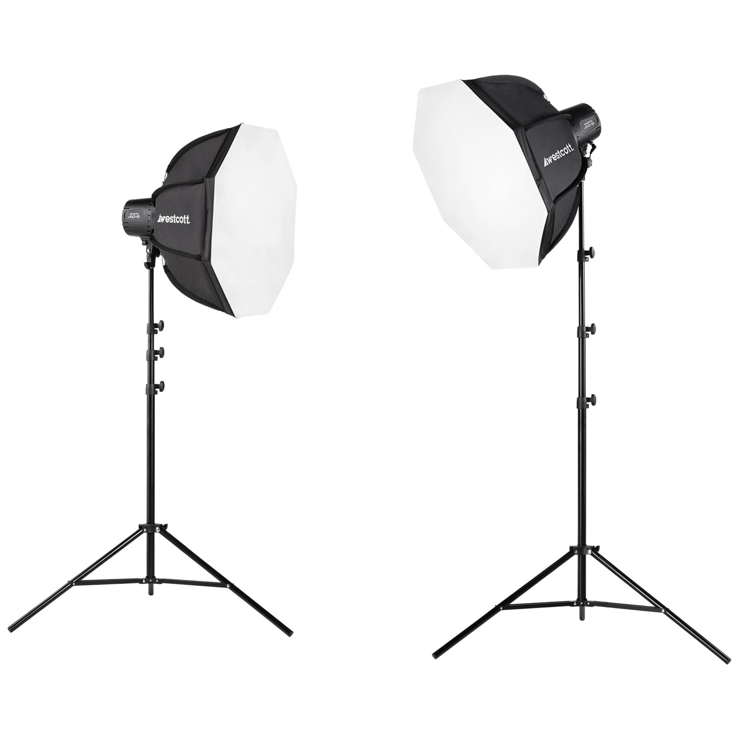 Westcott U60-B Bi-Color LED 2-Light Softbox Kit for Content Creators, Product Photography, Actor Self Tapes, and Interviews