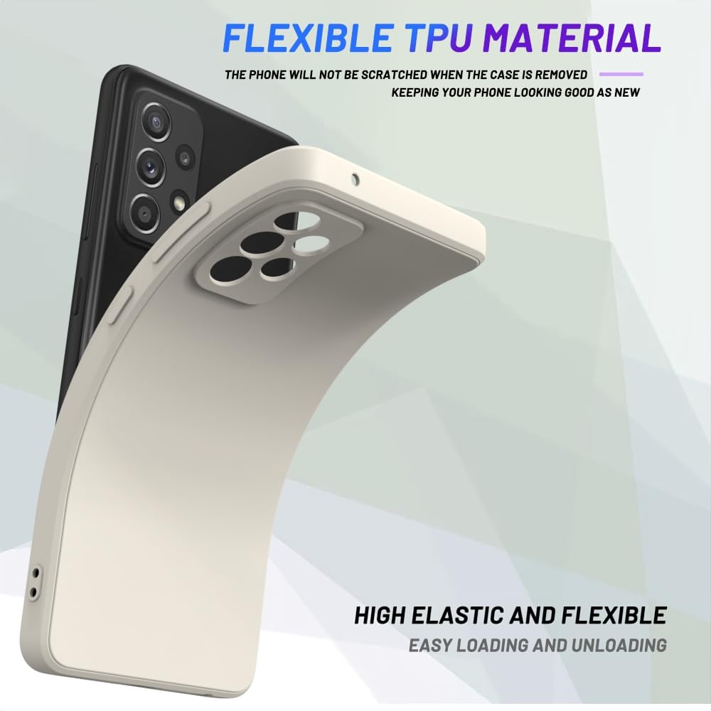 Wogroo For Samsung Galaxy A53 5G Case White, Scratch Resistant With Soft Touch, Slim Thin Phone Cover For Samsung Galaxy A53 5G