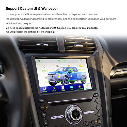 2024 Sync 2 To Sync 3 Upgrade Kit Fits For Ford Lincoln Sync3.4 Myford Touch (Mft) Including Gen Iv Apim Module, Wired Hub   8 I