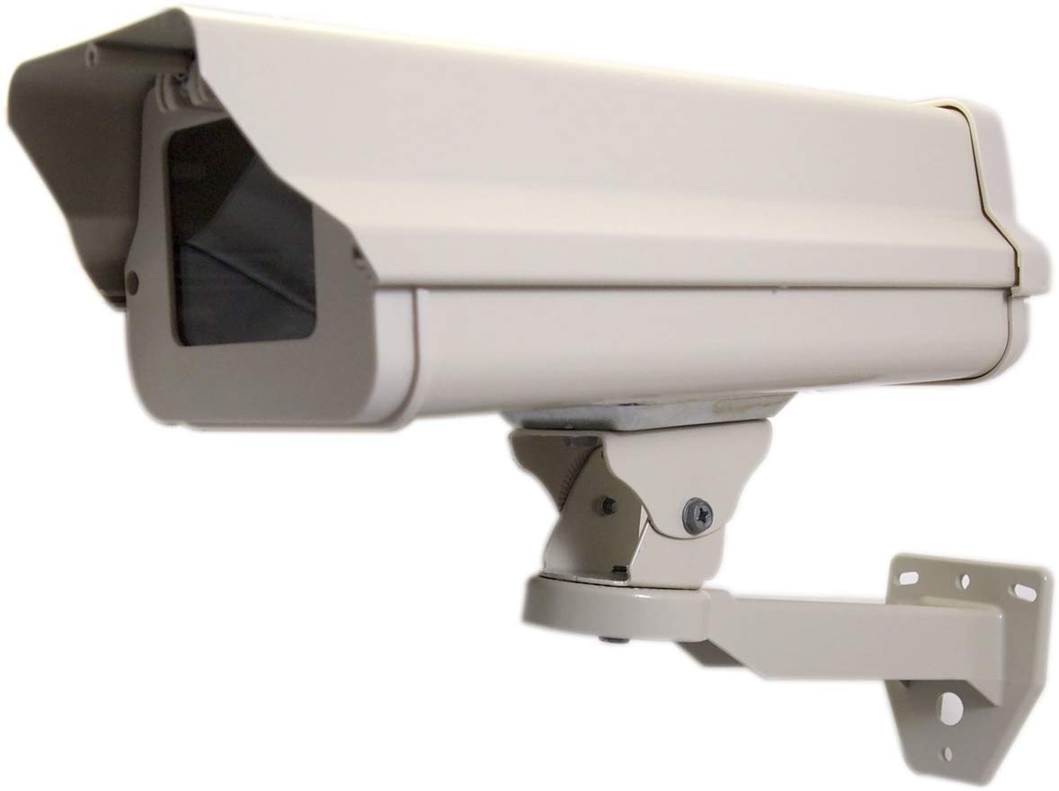 Odiysurveil 2 In One Aluminum Housing Cctv Security Surveillance Outdoor Camera Box Weatherproof Heavy Duty + Wall Mount Adjustable Mount Bracket Kit For Cctv Surveillance Cameras System