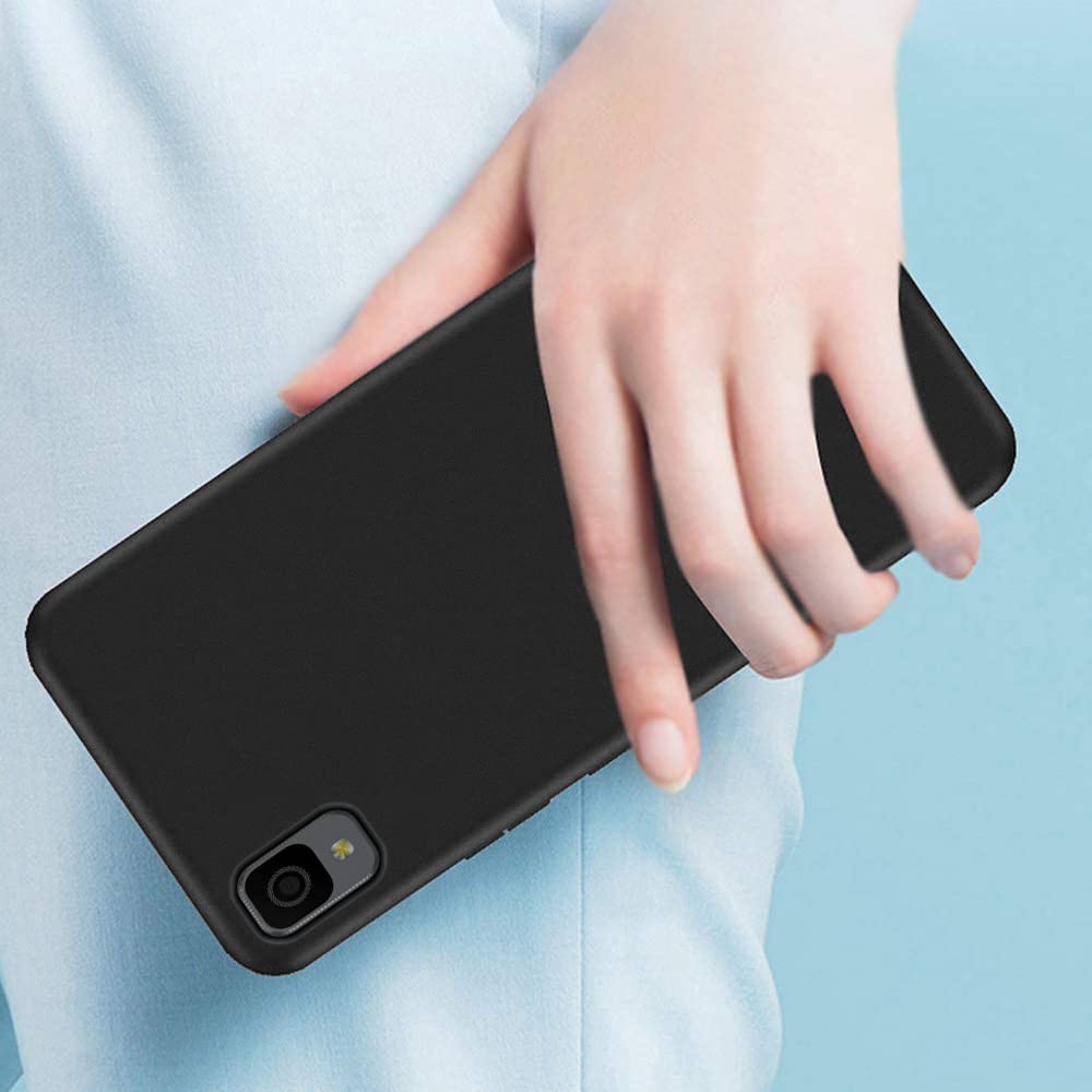 Yjrop For Tcl 30Z Case With Tempered Glass Screen Protector Slim Full Body Silicone Bumpers Anti Scratch Shockproof Protective P