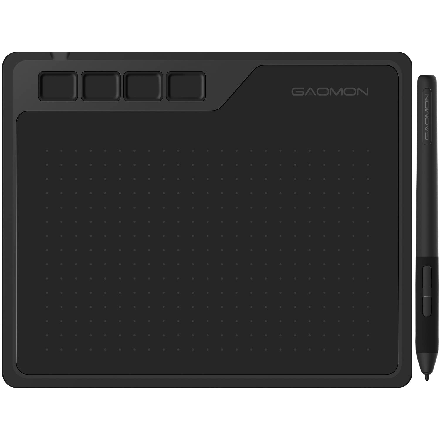 Gaomon S620 Drawing Tablet 6.5 X 4 Inch Graphics Tablet With 8192 Passive Pen 4 Customizable Expresskeys For Digital Drawing & O