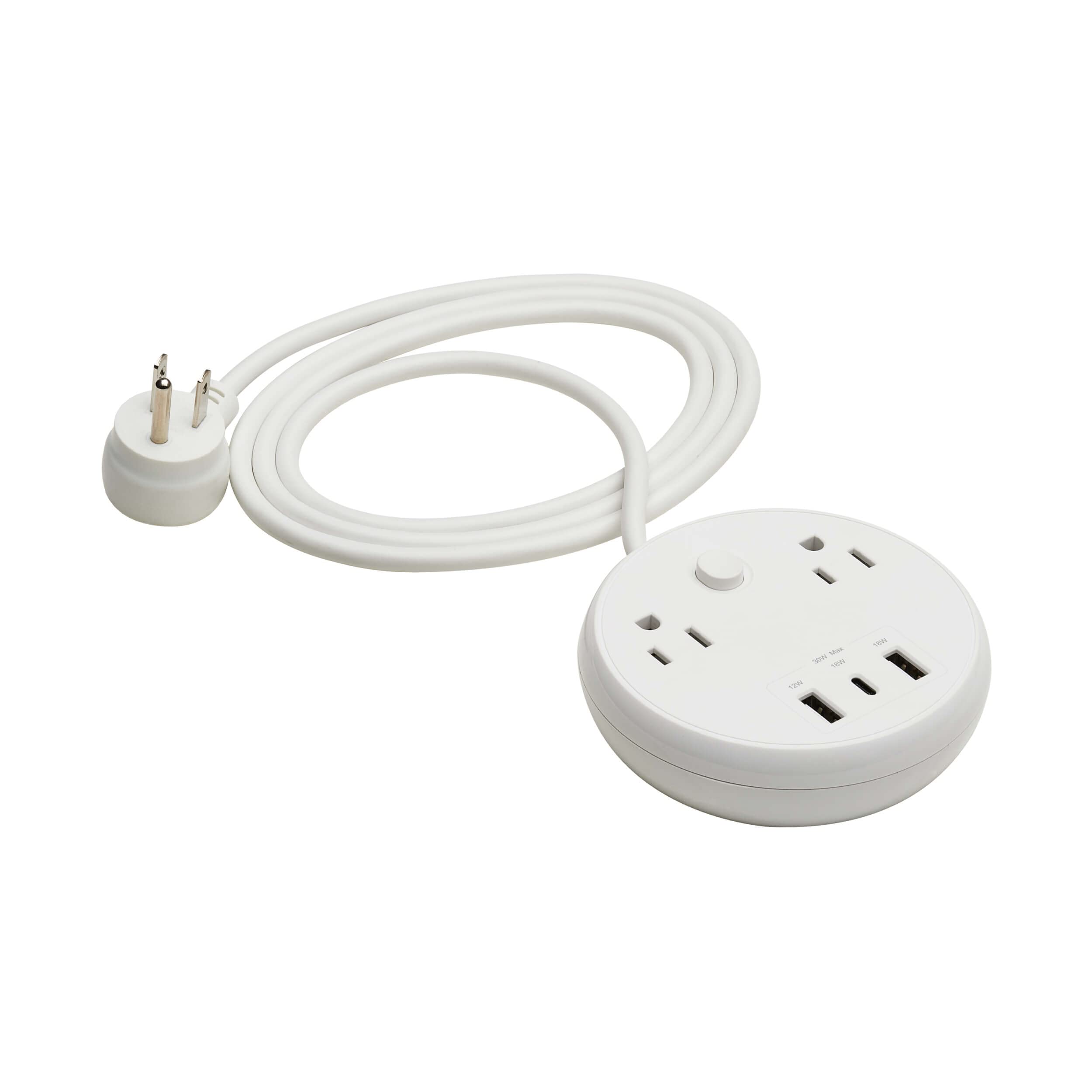 Surge Prtctr 30W 2Out 3 Usb