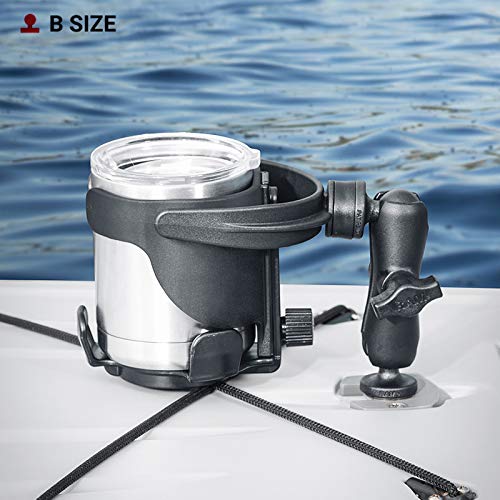 Ram Mounts Rap B 417Bu Level Cup Xl 32Oz Drink Holder With Ball With B Size 1'' Ball